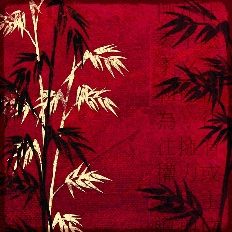 Feuille de Bouddha - reproduction sur toile tendue, L 12 po x H 12 po