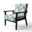 Fauteuil rembourré d'appoint tropical D-237066034