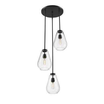 Lustre à 3 lumières Placia Placia