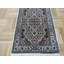 Tapis noir / brun noué à la main de conception unique 1 pi 4 po x 2 pi 1 po Harrogate