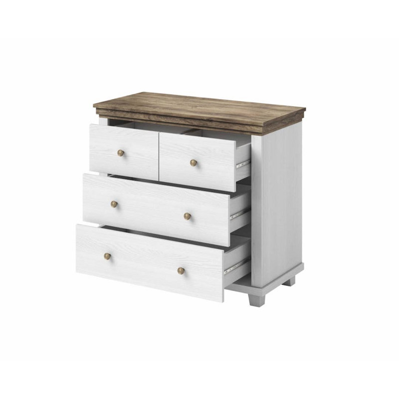 Dainian 90cm W 4 - Drawer Chest of Drawers