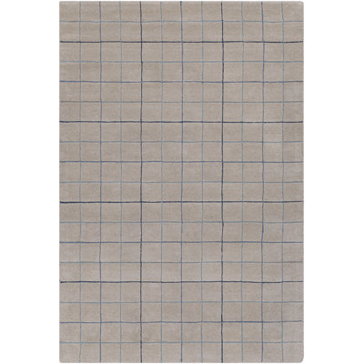 Mallory Hand-Tufted Gray Geometric Rug