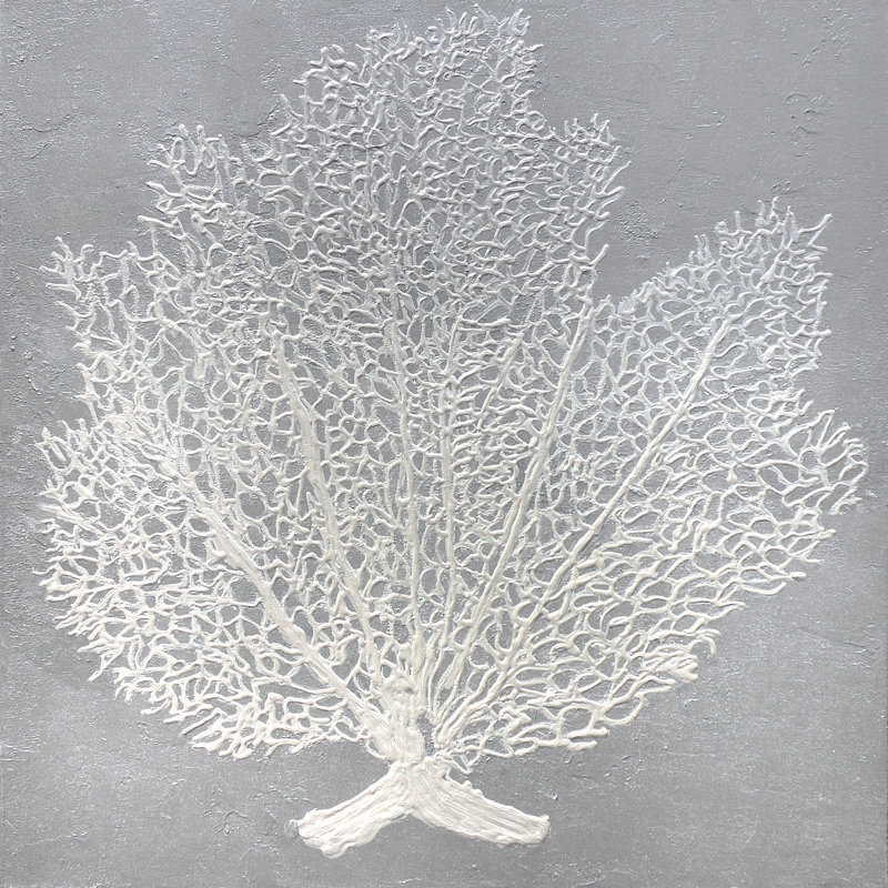 Seafan IX Print by L. Bodine, 24" H x 24" W 1.5" D, Glass Coat