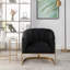 Fauteuil demi-tonneau rembourré l 30 po Romy-1159302593