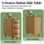 Table de chevet en bois, table de bout, table d'appoint
