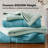 800 GSM Aqua Ultra-Soft 100% Cotton Absorbent 8-Piece Towel Set-20238607