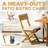 2 - Person Wood Patio Dining Set with Extendable Rectangular Table , Cushions Included