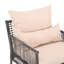 Chaise longue d'extérieur avec coussins Addiego