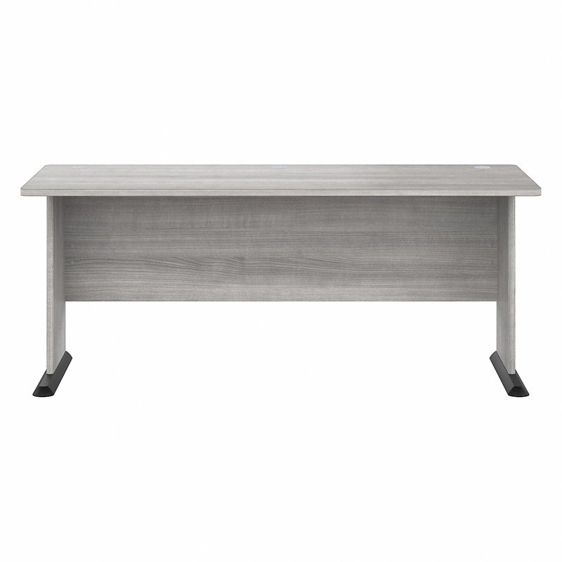 Bureau Studio A, Gris platine, H 30 po x l 72 po x P 27 po