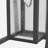 Arnita 1- Light 16''H Black Iron Seeded Glass ETL Outdoor Hanging Lantern