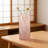 Ribbed Glass Vase For Flowers, Tall Cylinder Vase For Centerpieces, Modern Handmade Decoration For Living Room, Dining Table, Office And Wedding