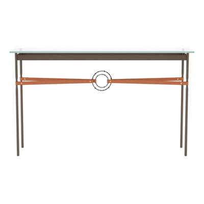 Equus 54" W Glass Top Console Table