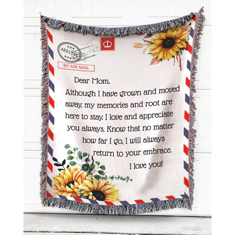 Couverture personnalisée 100% coton lettre et lettre personnalisée, Oui