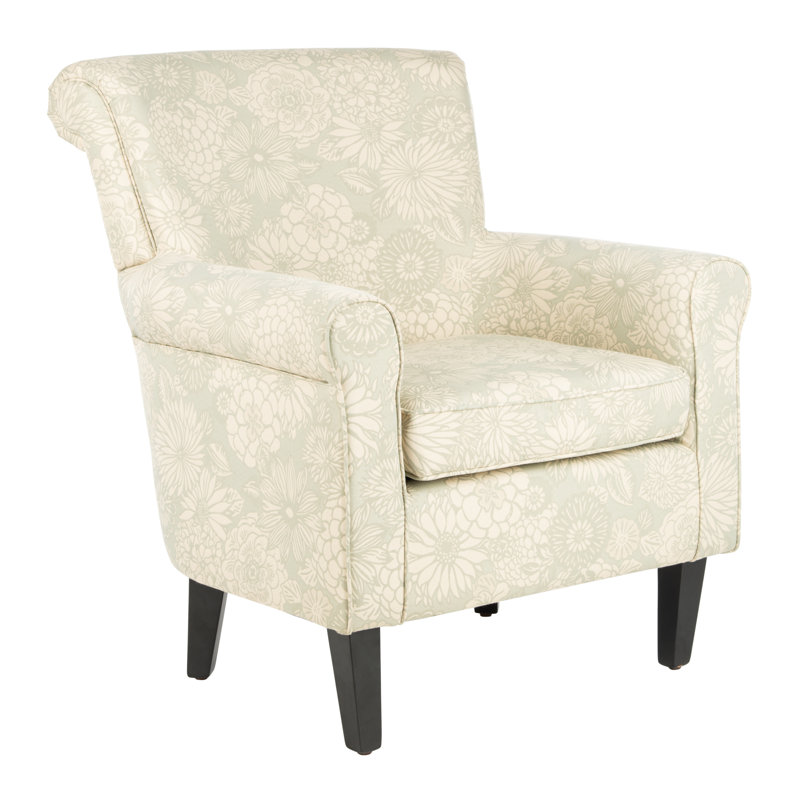 Fauteuil de 29,8 po Montgomery, Dusty/Sage Polyester Blend Floral