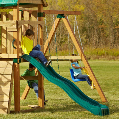 Cool Wave Slide for 4' Deck, Green