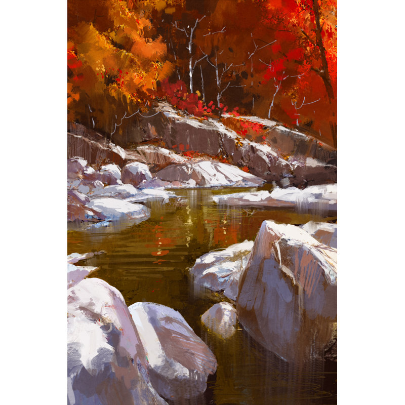 Autumn Forest - Wrapped Canvas Print, 30cm H x 20cm W x 3.8cm D