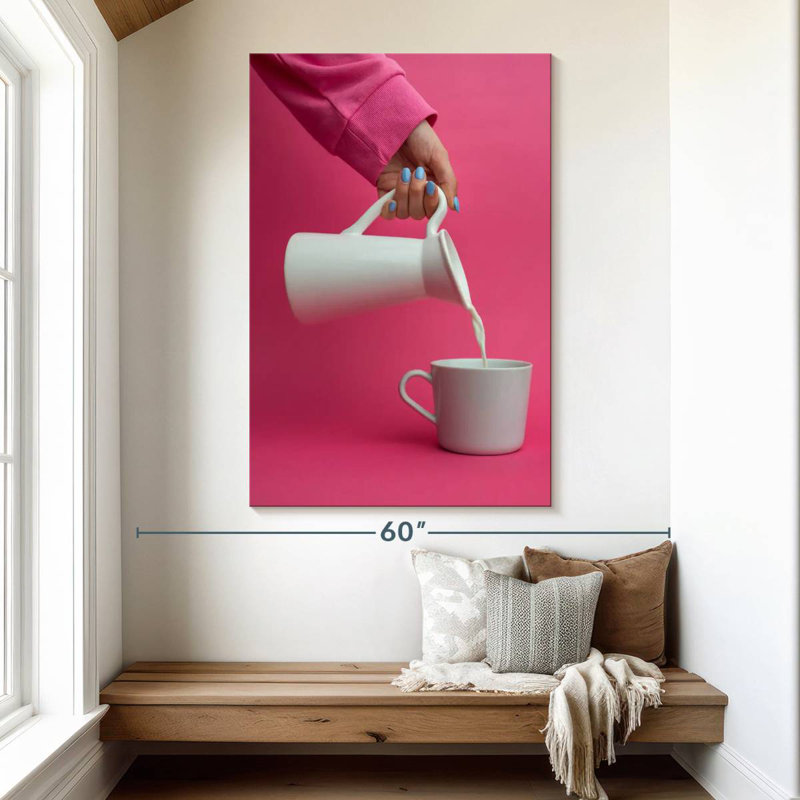 Yarlin Pouring Milk, 51" H x 34" W