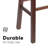 Solid Wood Counter Stool with Solid Wood Frame
