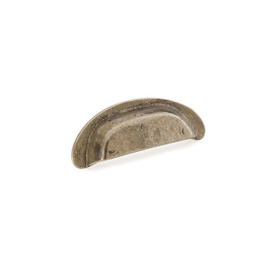 Schaub Mountain Cabinet Cup Pull 3-1/2" Centre-to-Centre, Italian Nickel