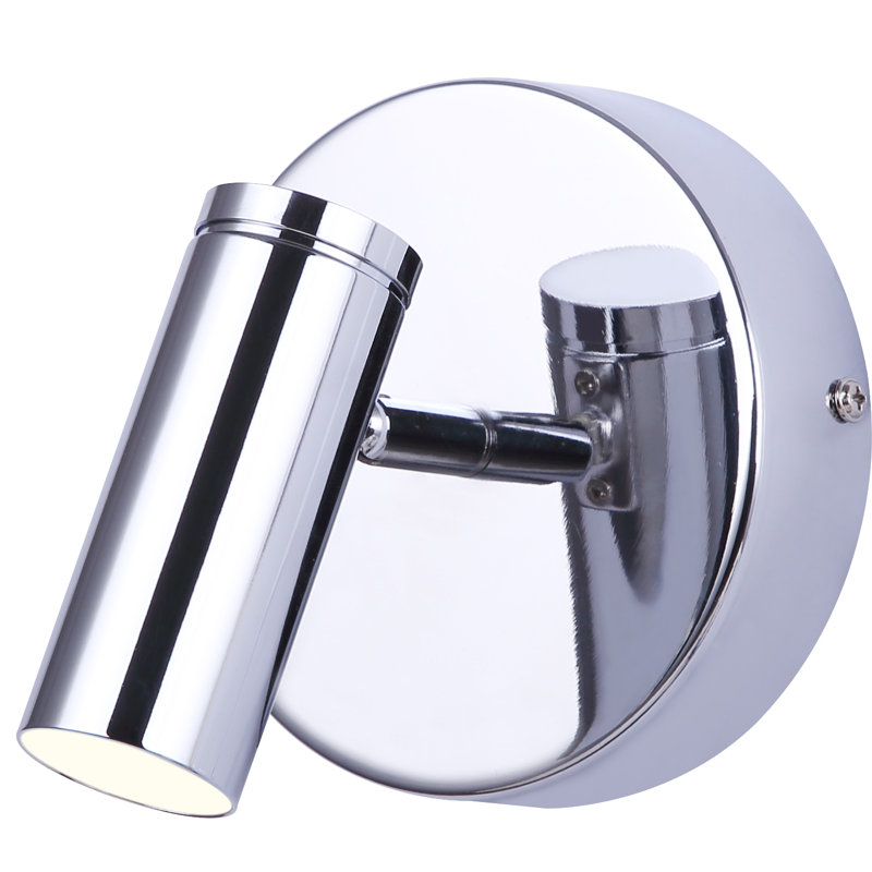 Kelby 7.09'' 1 -Light Track Kit, Chrome