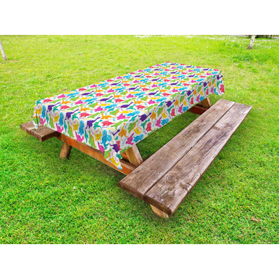 Rectangle No Pattern Polyester Tablecloth