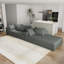 Ensemble de canapé modulaire modulaire en forme de L de 108 po avec 6 coussins, canapé-lit combiné gratuit-1658007457