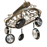 Neo 4 Light Handcrafted Hanging Pot Rack