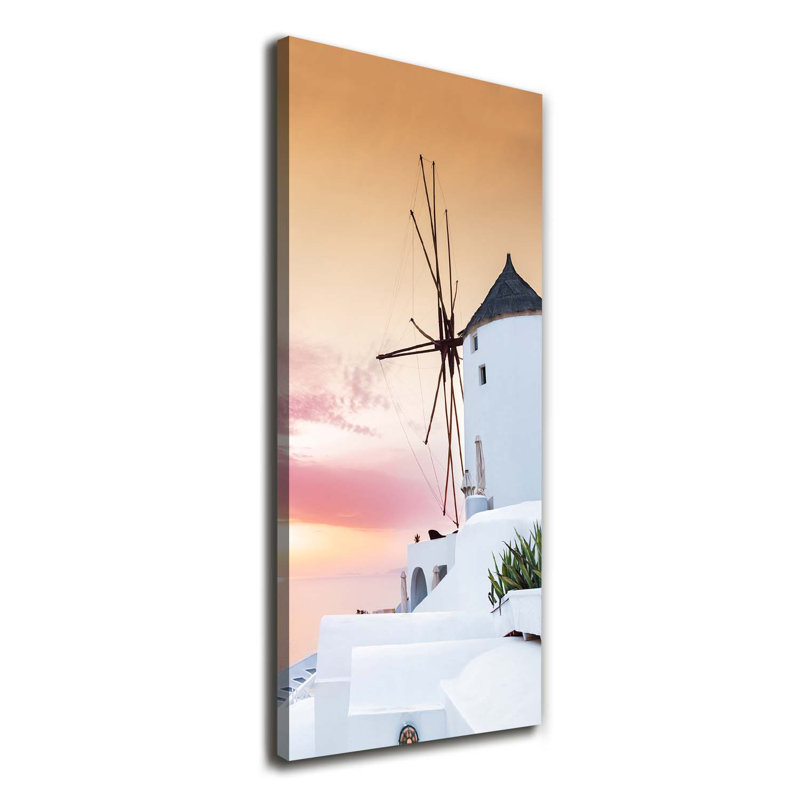 Santorini Greece - Wrapped Canvas Print