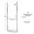 Coppia 24" W x 72" H Framed Shower Door-1054479968-1054479969