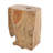 Heavy Cube Teak Side Table