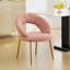 Chaise de salle à manger, chaise d'appoint simple avec dossier incurvé-1205353174