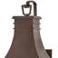 Beacon Hill Brown 3 - Bulb 26.25" H Seeded Glass Outdoor Wall Lantern