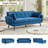 78" W Sofa With 2 Armchair Accent Chair Tufted Upholstered Living Room Set-610321183