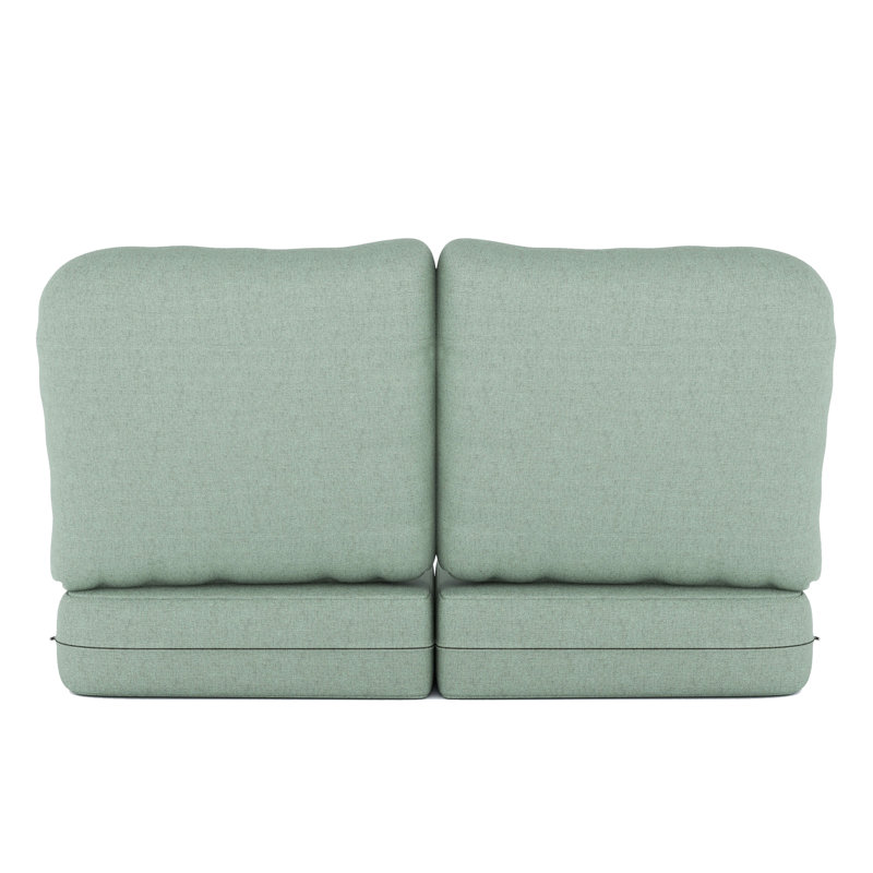 Indoor/Outdoor Sunbrella® Seat/Back Cushion, Canvas Spa Sunbrella® Canvas
