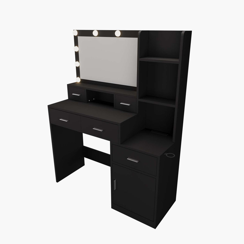 Coiffeuse Tysheem, Noir