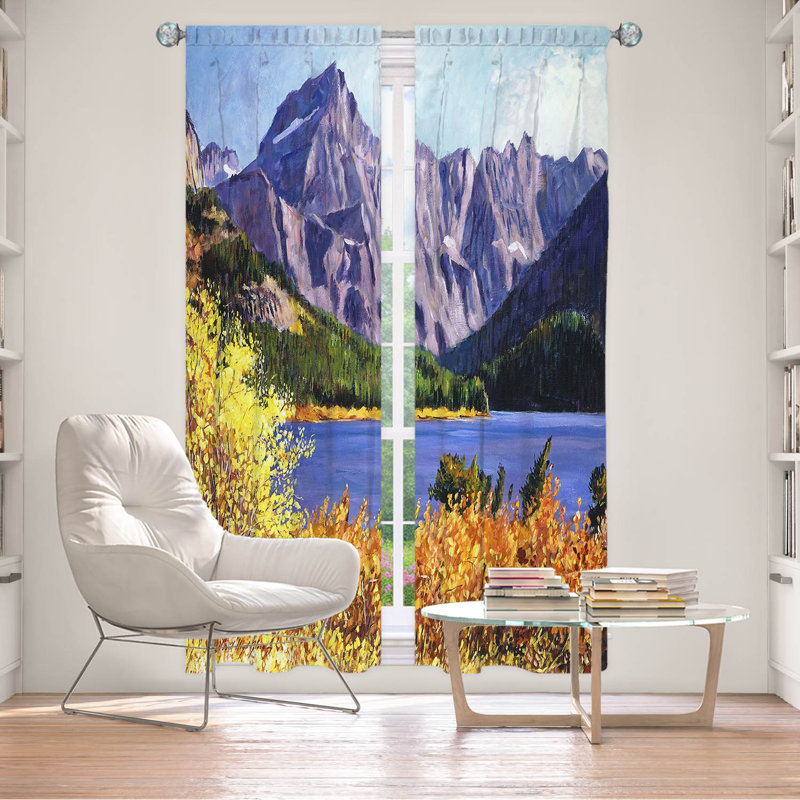 Rideau simple obscurcissant avec passe-tringle Delaughter, L 20 po x L 61 po