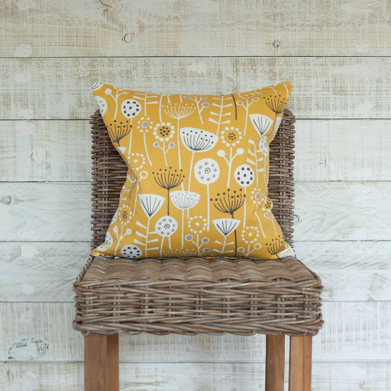 Floral Cushion, 43x43cm, Cover only