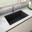 Ruvati 32 x 19 inch Granite Composite Undermount Single Bowl Kitchen Sink-891286592