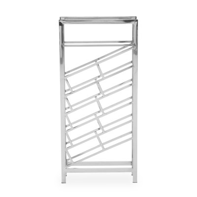 Barolo Wine Bottle Rack in Silver