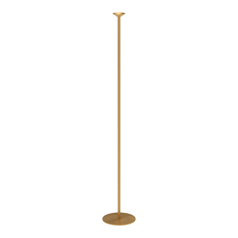 Valor 78-in Brushed Gold LED Floor Lamp, Brushed Gold