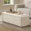 Repose-pieds avec rangement à dessus relevable rectangulaire 51,38 po Paymar-1264463222
