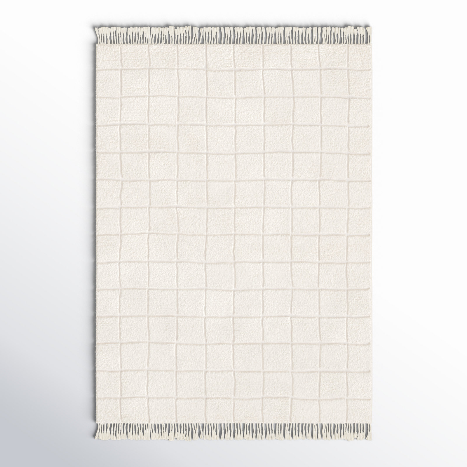 Hand-Woven Geometric Rug, Rectangle 6' x 9'