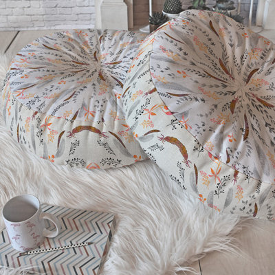 Iveta Abolina Roll Round Floor Pillow