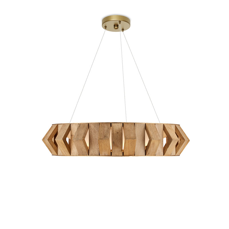 Luminaire suspendu géométrique à 1 lumière DEL Plunge
