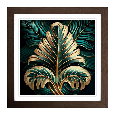 Palm Nouveau - Framed Print