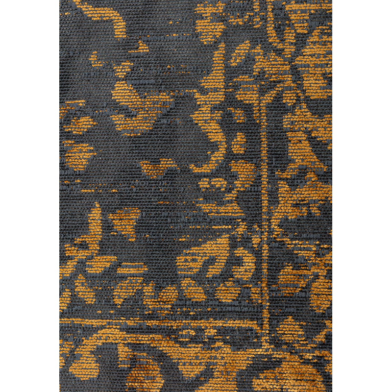 Médaillon floral traditionnel, Rectangle 7 pi 10 po x 9 pi 10 po