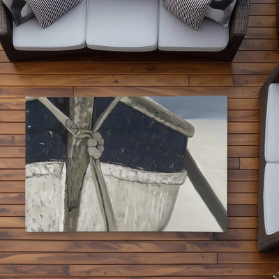 Bateau - Blue Marine Outdoor Area Rug for Home Decor | Stylish