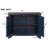 40"  Console Table With Storage Shelf, Retro Entryway Table With Adjustable Storage Shelf, Sofa Couch Table For Hallway, Entry Way, Living Room-7121582