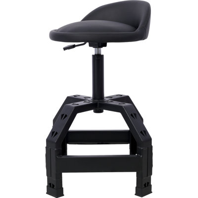 Pneumatic  Degree Swivel Stool, Mechanics Rolling Creeper Seat, Heavy Duty Rolling Mechanics Stool, Shop Stool
