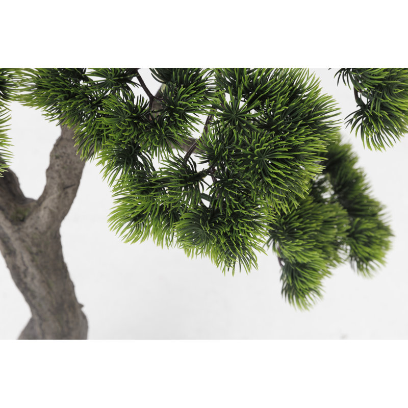 Jardinière artificielle 60,3 po en fibre de pierre beige haute parfaite pour l'intérieur et l'extérieur